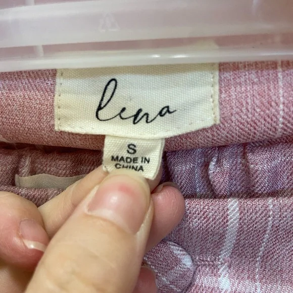 Lena Pink Checkered Blazer and Trousers - Picture 3 of 6